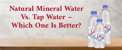 Natural Mineral Water Vs. Tap Water – Which One Is Better?