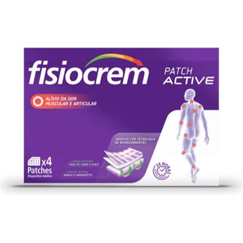 Fisiocrem Patch Active 4 Unid Uriach Natura24