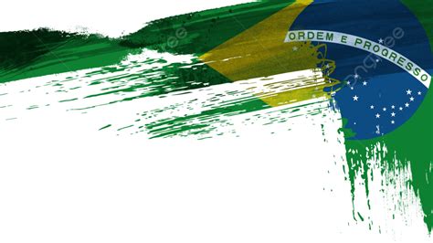 Textura De Tinta De Bandeira Do Brasil Png Brasil Bandeira Nacional Bandeira Imagem Png E