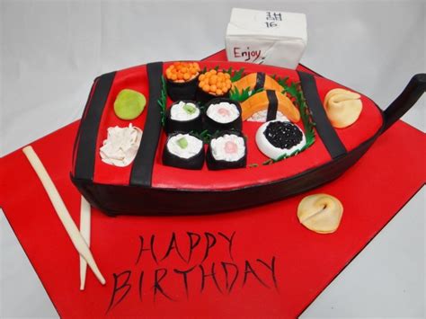 32 Best Photo Of Sushi Birthday Cake