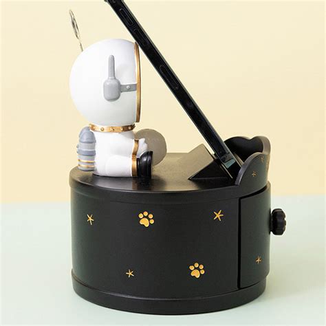 Cat Phone Holder Cosmic Companion Desk Organizer Apollobox