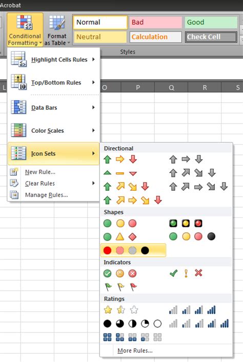 Dashboard Icons In Excel