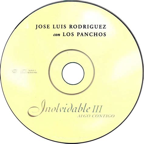 Car Tula Cd De Jose Luis Rodriguez Con Los Panchos Inolvidable