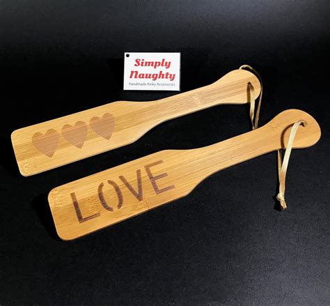 Bamboo Wood Spanking Paddle Wooden Spanking Bdsm Paddle Sex Etsy