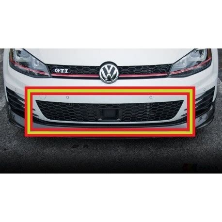 Grille Centrale De Pare Choc Avant Gtd Gti Avec Trou Frontassist Pour