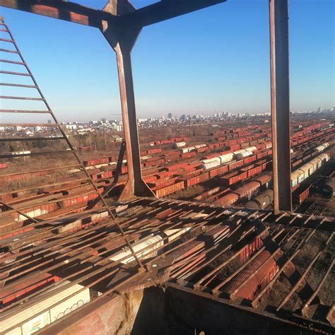 Abandoned trains near Bucharest, Romania seen from above : r/AbandonedPorn
