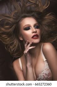 Fashion Beauty Model Nude Lingerie Studio Stock Photo Shutterstock