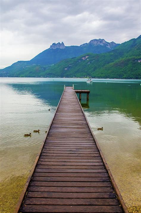 Rv Campground At Lake Annecy Photograph By Jeff Black Fine Art America