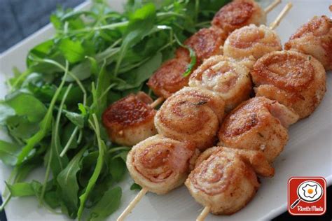 Ricetta Arrosticini Di Pollo Con Prosciutto RicetteMania