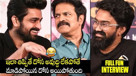 Naga Shaurya Brahmaji HILARIOUS Fun Interview L Krishna Vrindha Vihari