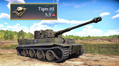 Germany Tiger H Gameplay War Thunder Realistic Battle Youtube