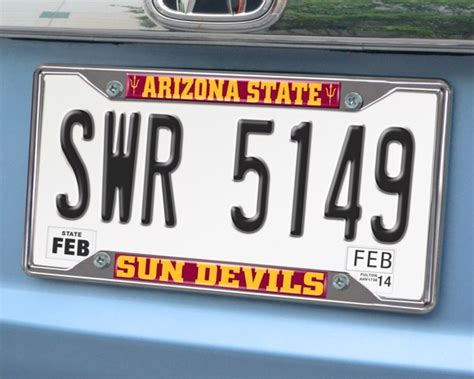 Arizona State License Plate Frame | Fanmats - Sports Licensing ...