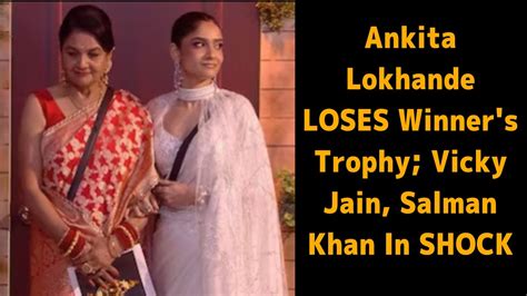 Bigg Boss 17 Finale Ankita Lokhande LOSES Winner S Trophy Vicky Jain