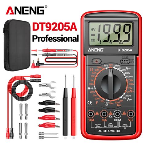 Aneng Dt A Counts Digital Multimeter Ac Dc Current Voltage