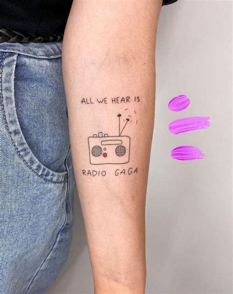 30 Pretty Radio Tattoos To Inspire You Radio Tattoos Radio Station