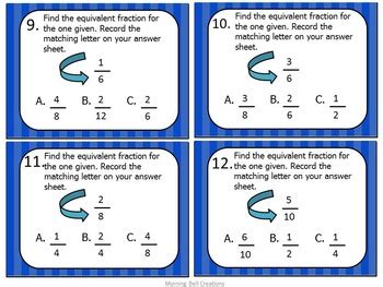 Math Task Card Bundle By Morning Bell Creations Tpt