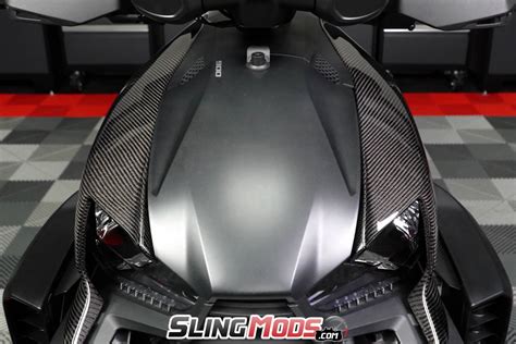 Carbon Fiber Upper Fairing Replacement Body Panels For The Can Am Ryker