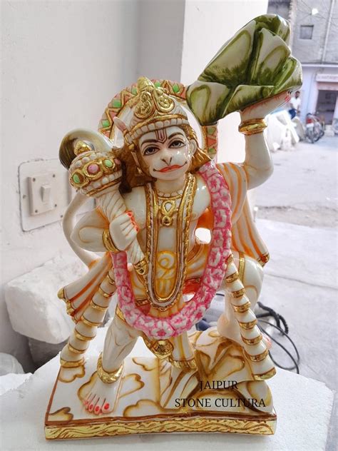 Lord Bajrang Bali Statue Inch God Hanuman Idol Pavan Putra