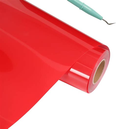 Amazon YRYM HT Heat Transfer Vinyl Roll 12 X 45ft Red HTV Vinyl