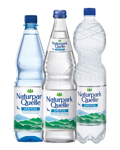 Naturpark Quelle | Produktvielfalt des natürlichen Mineralwassers