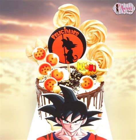 Tarta Dragon Ball Goku Tartas Personalizadas En Madrid