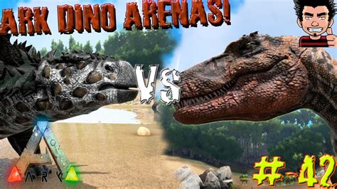 Ark Survival Evolved Albertosaurus Vs Gastonia Batalla Dinosaurios