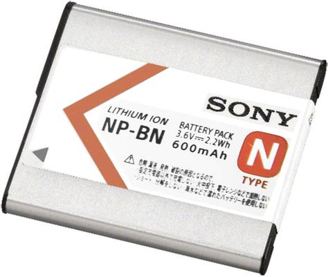 Batterie Pour Appareil Photo Sony Np Bn V Mah Conrad Fr