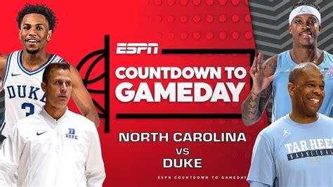 A New Era For North Carolina Tar Heels Duke Blue Devils Rivalry 🏀 Countdown To Gameday Youtube