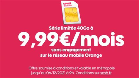 Profitez Du Black Friday Sosh Pour Votre Forfait Mobile Go Petit