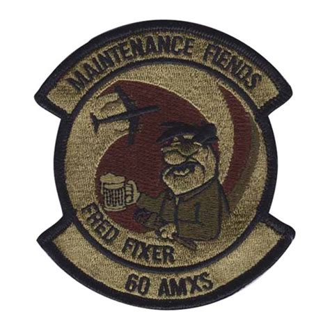 60 Amxs Fred Fixer Ocp Patch 60th Aircraft Maintenance Squadron Patches