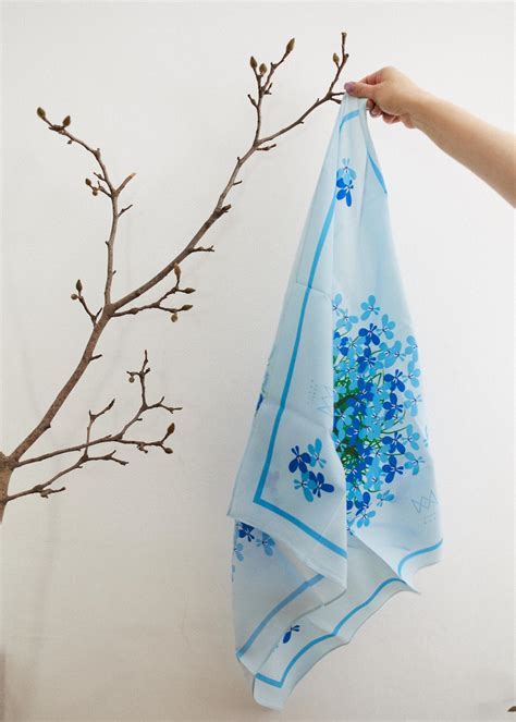 Eşarfă Floare de nu-mă-uita - Aceeaşi Mărie 