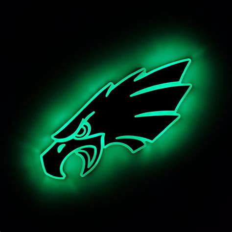 New Philadelphia Eagles Team Logo Neon Display Light Sign Memory Nfl