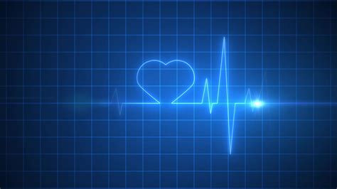 Animated blue EKG Display heart pulse medicine 1799459 Stock Video at ...