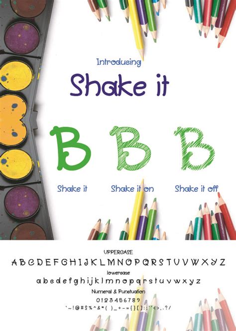 Shake It Up Logo Font