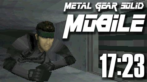 Metal Gear Solid Mobile Speedrun Any 1723 Igt 2056 Rta Youtube