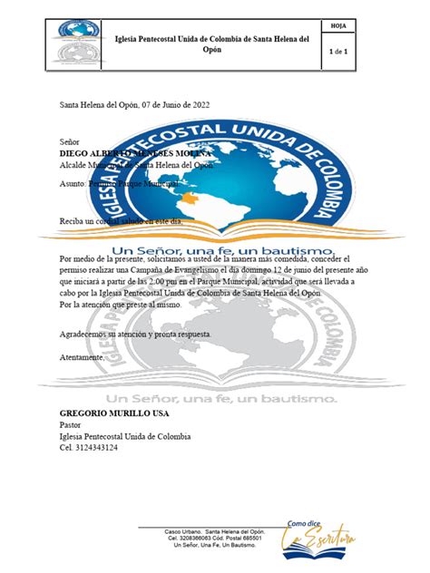 Carta de Permiso | PDF 