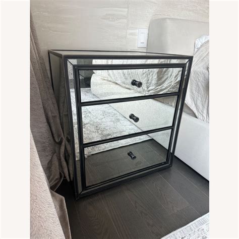Restoration Hardware Mirrored Nightstand - AptDeco