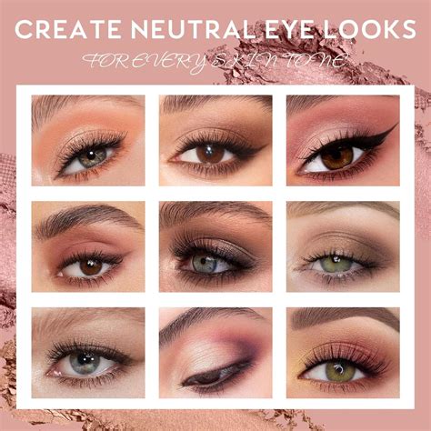 UCANBE Paleta de sombra de ojos mate neutra paleta de maquillaje de ojos marrón topo nude tono