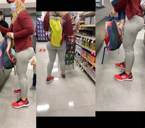 Blonde Milf With Phat Booty Candid Best Premium