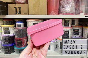 Tupperware Tacinha 130 ml Rosa Quartzo Mãe Casei e Agora Tupperware