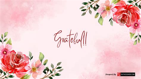 Christian Desktop Wallpaper – Floral Watercolor | EntheosWeb