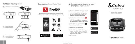 Cobra RAD 480i RAD 480i Quick Start Guide Page 1