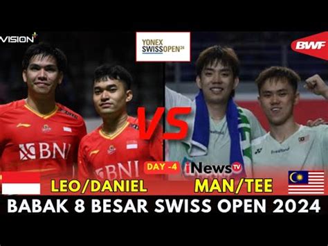 Leo CARNANDO DANIEL Marthin INA Vs MAN TEE MAS Swiss Open 2024