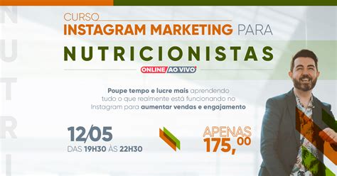 Curso Instagram Marketing Para Nutricionistas Sympla