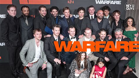 warfare premiere interviews  poulter cosmo jarvis   alex