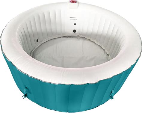 Buy Aleko Gallon Water Capacity Person Round Inflatable High Powered Bubble Jetted Hot Tub