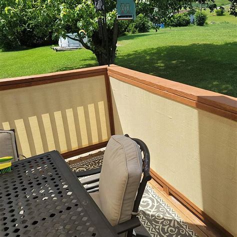 Pc Balcony Fence Privacy Screen Cover Hdpe Material Apartments Railing