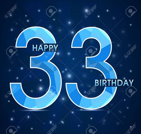 Открытки с днем рождения 33 года - 70 фото