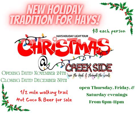 Calendar • Christmas at Creekside