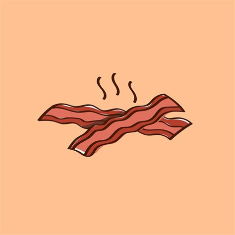 Hot bacon strips